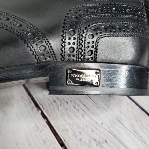 Dolce & Gabbana Formal Leather Brogues Oxfords main image 7